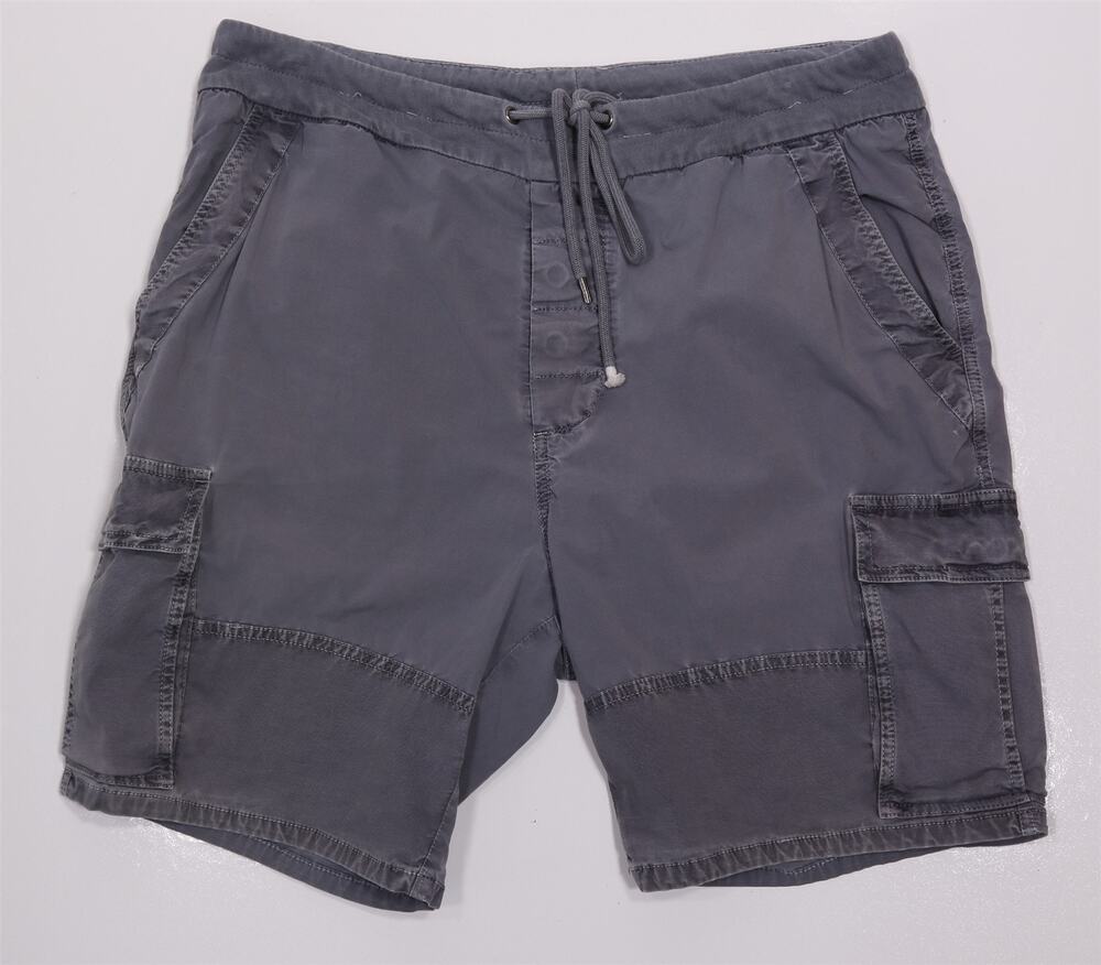 James Perse Standard Blue Gray Parachute Cargo Shorts 3/Large